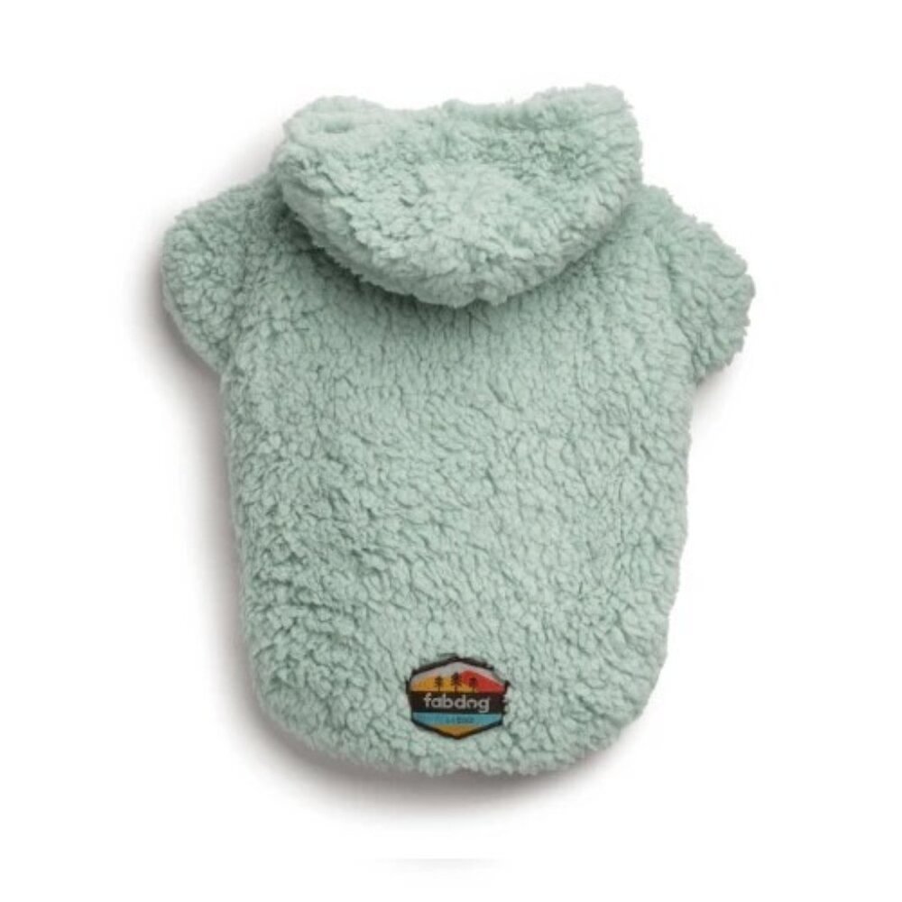Fabdog Sherpa Hoodie in Seafoam MSRP $38 NWT